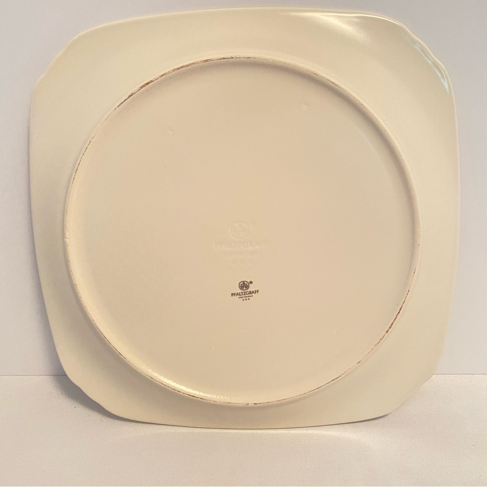 Pfaltzgraff Tea Rose 12" x 12" Square Serving Platter - Picture 9 of 11